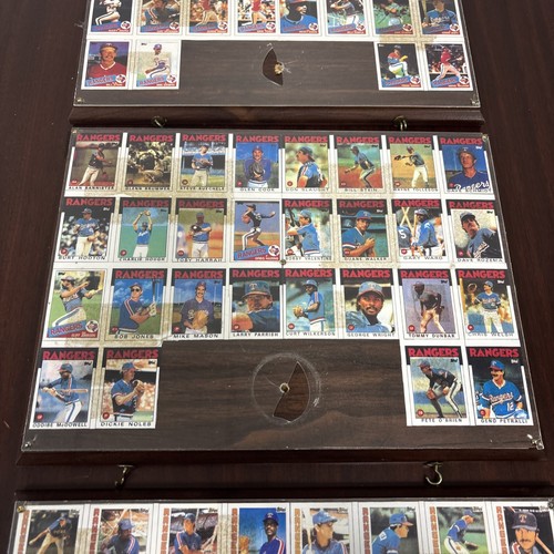 Lot of 3 1984-1986 Topps Texas Rangers Team Display Plaques - Picture 3 of 5