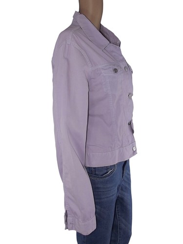 Damen Jacke Holiday Xl Extra Large 46 Flieder Lila Baumwolle Knöpfe Regular Twill - Bild 2 von 10