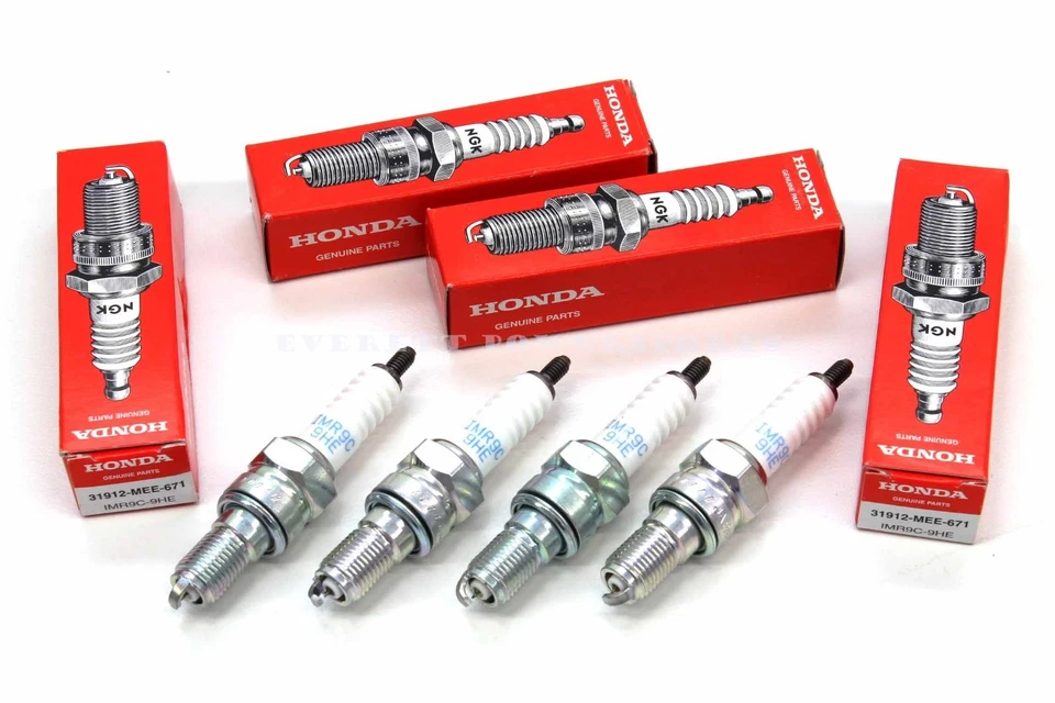 Paquete de 4 bujías originales Honda NGK Iridium 03 04 CBR600 RR OEM #K60 Foto 3 de 3