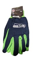Seattle Seahawks Gloves Sport Utility Work Grip Adult New NFL