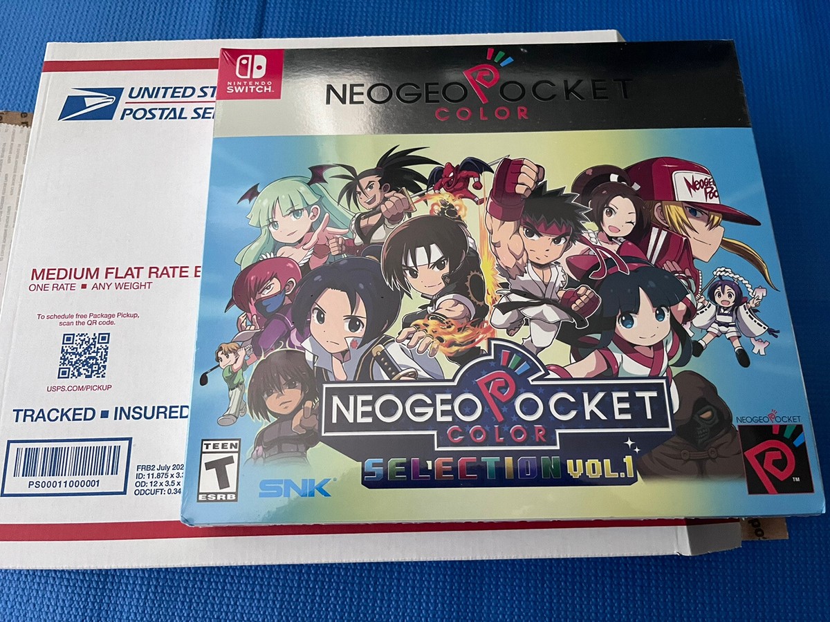 New Sealed Nintendo Switch Neogeo Pocket Color Selection Vol. 1