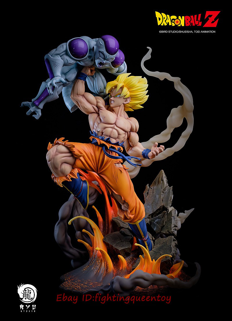 Ryu Studio DragonBall DBZ SS 1/6 Goku VS Frieza Resin Statue Model