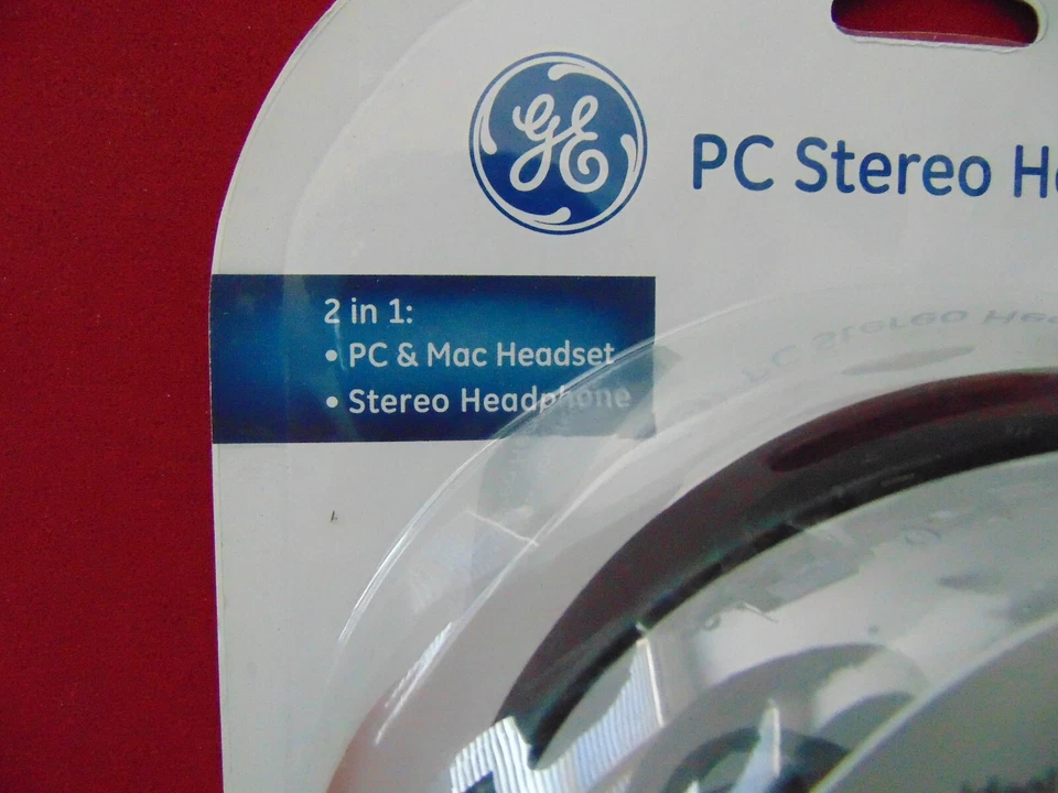 GE 98960 PC Auriculares Estéreo con Control de Volumen Nuevos y Precintados Foto 2 de 4