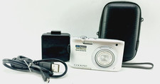 Nikon Coolpix A100 20.1MP Digital Camera 5x NIKKO Optical Zoom Silver Tested