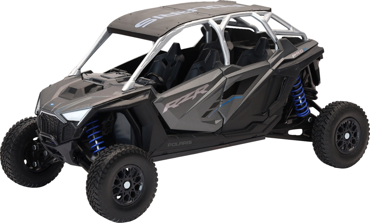 NEW RAY TOYS Polaris RZR Pro R4 - 1:18 Scale - Matte Heavy Metal