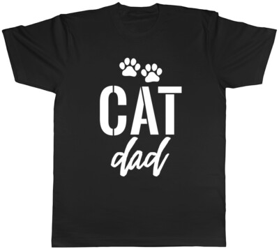 Cat Dad Herren T-Shirt Tee