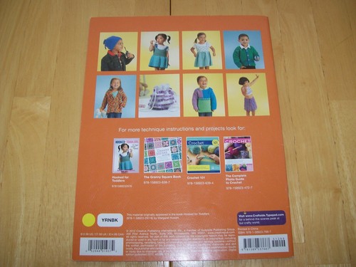 Children's Crochet 8 Projects Patterns Booklet Boys Girls Sweaters Designs