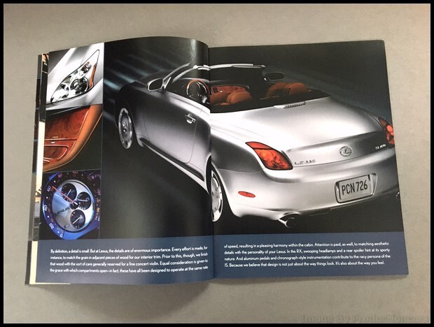 2005 Lexus 46-page Sales Brochure Catalog LS430 ES330 SC430 RX330