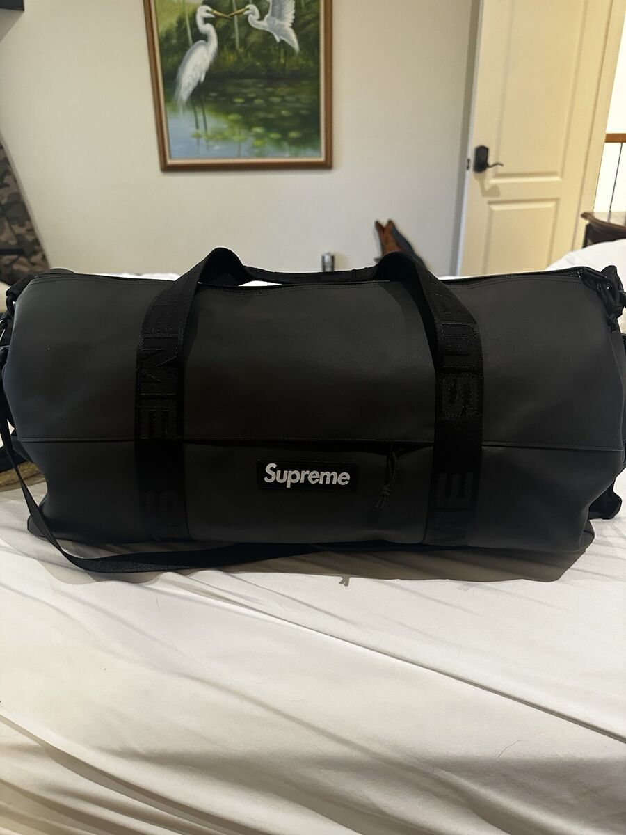 Supreme Black Leather Duffel Bag FW23 | eBay Supreme Black Leather Duffel Bag FW23 | eBay