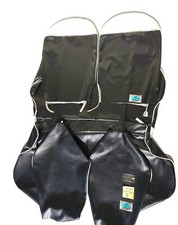 KIT FODERE FIAT  500EPOCA F  ANT+ POST ( DA MONTARE SU SEDILI  ORIGINALI)NERE