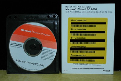 Microsoft Virtual Pc 04 Version Full Version With Cd Keys 10 Activations Ebay
