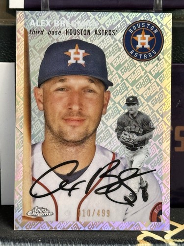 2023 Topps Chrome Platinum Anniversary - Topps Refractor #258 Alex Bregman /499