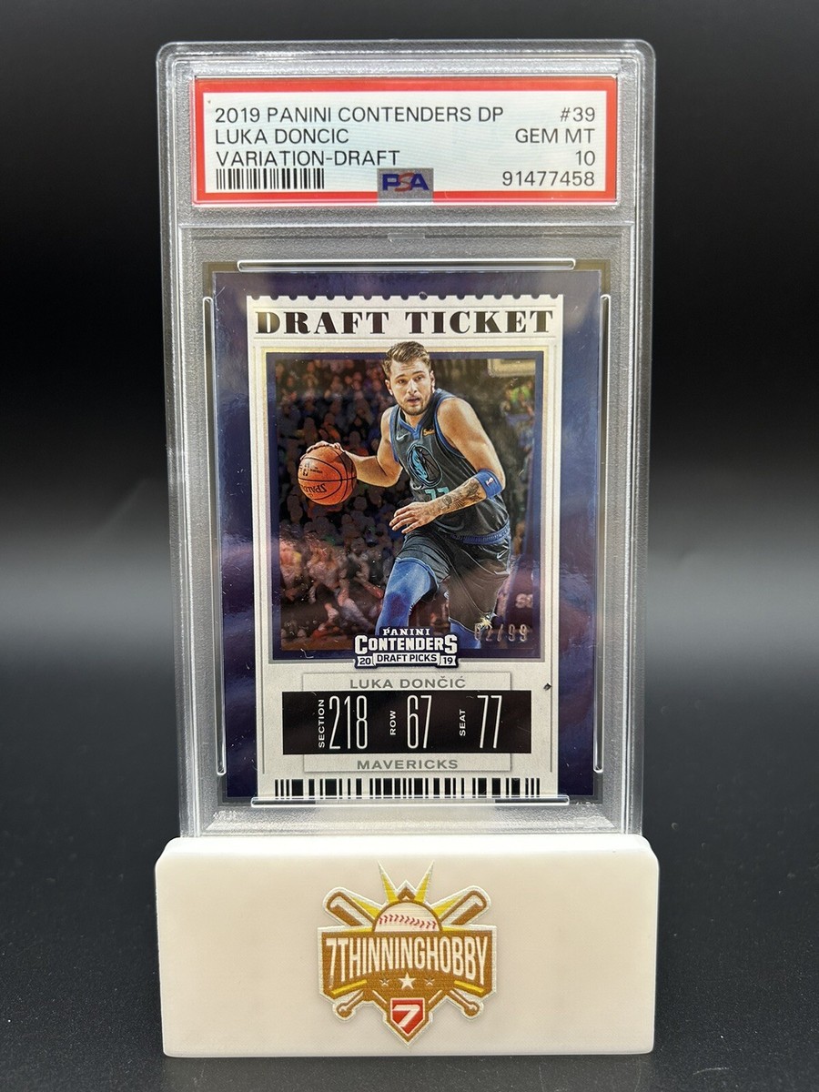 超レア 99枚限定 PSA9 Luka Doncic 2019 #399 BGS 2019 Panini Contenders Draft Picks 39 Luka Doncic Draft