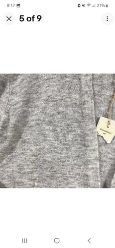 Cardigan lungo aperto davanti grigio World Market spolverino taglia unica maglia maglione longline - Foto 5 di 7