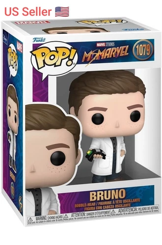 Funko Pop! Vinilo: Marvel - Bruno #1079 TV: Ms. Marvel - Bruno Nueva Figura Vinilo 