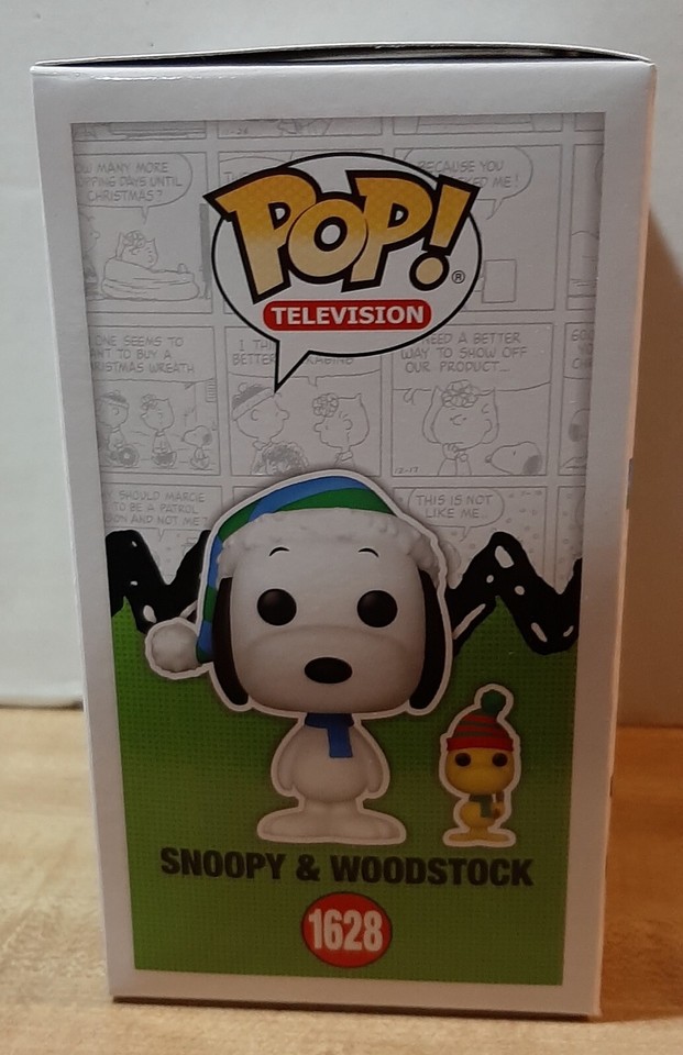 Funko Pop Charlie Brown Christmas Snoopy and Woodstock 1628 New