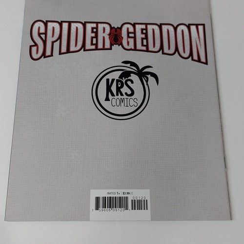 Cómic variante Spider-Geddon #1 Phillip Tan McFarlane homenaje páginas blancas con certificado de autenticidad - Imagen 8 de 8