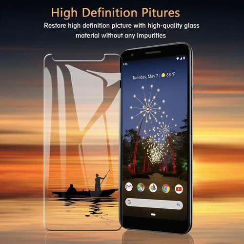 2X For Google Pixel 5A 6A 7A 8A 4A 3A 6 7 4 3 XL Tempered Glass Screen Protector - Picture 4 of 25