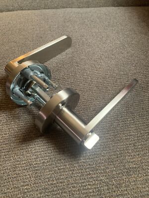 Newbang Entrance Lock System Entry Door Levers Handles Silver Suitable Outdoors