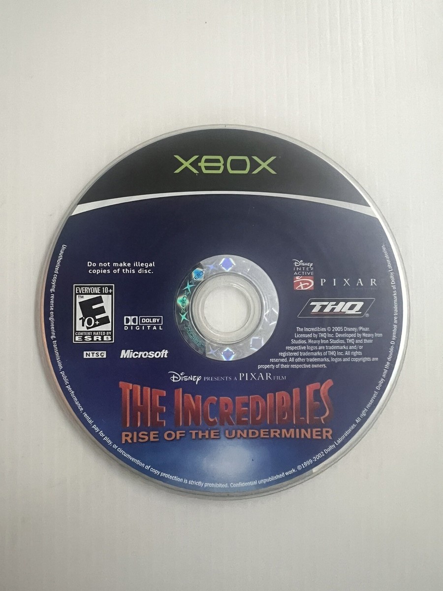 Incredibles: Rise of the Underminer (Microsoft Xbox, 2005