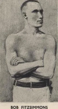 1938 Fred C. Cartledge Razors Famous Prize Fighters - Bob Fitzsimmons #24