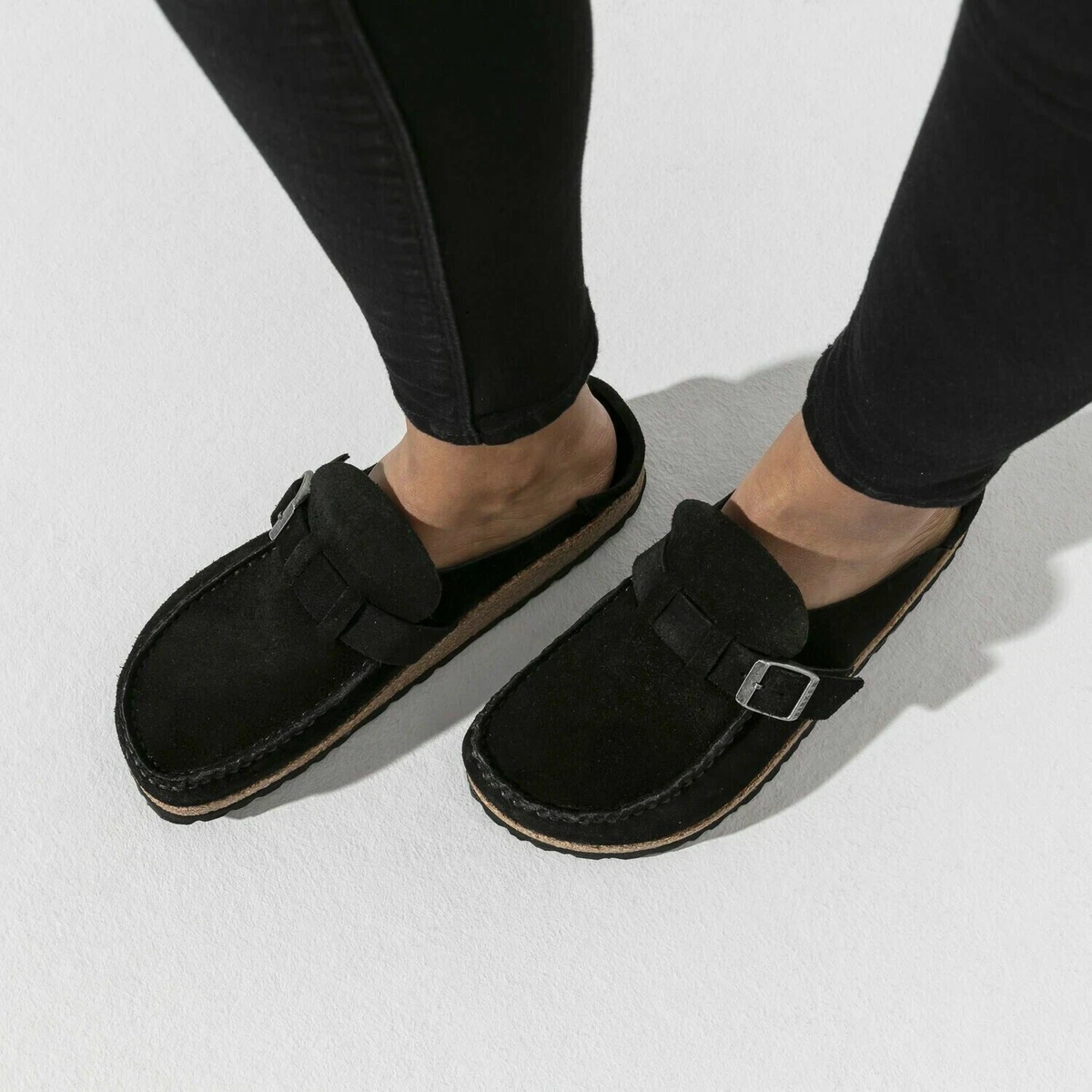 BIRKENSTOCK Buckley NARROW Shearling fur footbed Clogs Mules