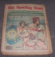 1981 July 18 Sporting News Newspaper Evert McEnroe  NEWSTAND