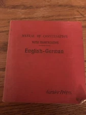 Vintage German English Translation Guide Polyglot Dictionary 1920’s?