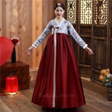 Traditional Korean Clothing Women Hanbok Dress Court Stage Wedding Dance Dress