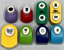 Lot Of 8 Craft Paper Punches Nature Shapes Scrapbooking McGill