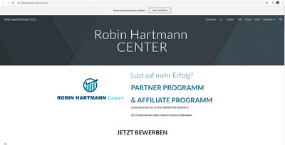Sub Domain / Unterseite = Exklusive Affiliate Promotion Seite mit 30% Provision