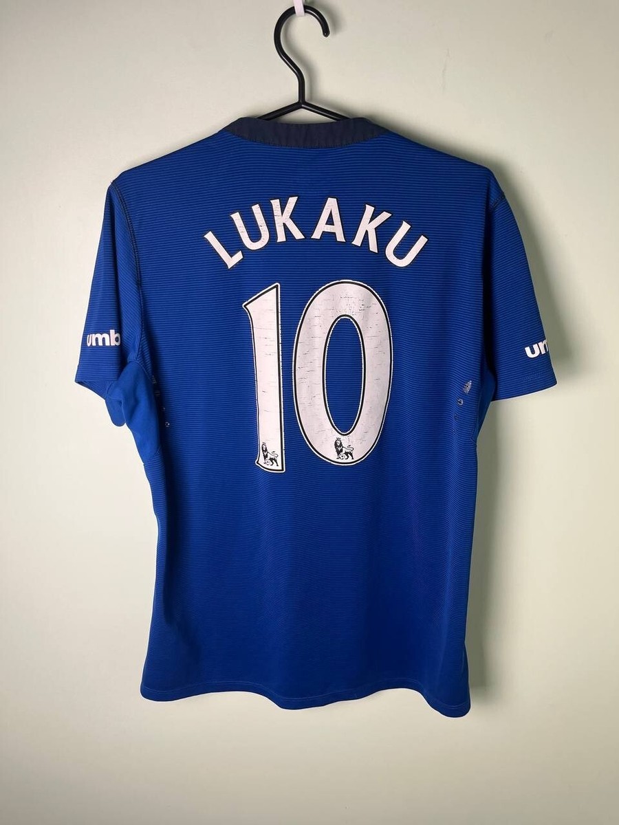 Everton Home Jersey Season 2014/2015 #10 Romelu Lukaku Size M | eBay