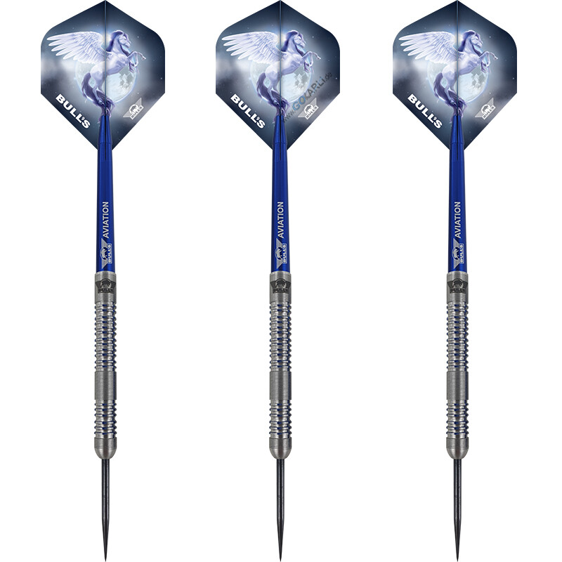 Стальные дротики BULLS NL Blue Pegasus Barrel B с 95 стальным наконечником для дротиков Steeldart 15390₽