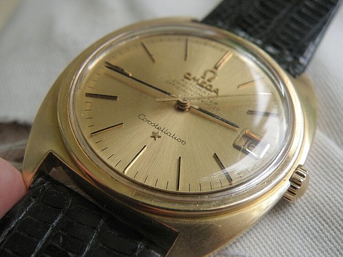 1969 OMEGA Constellation 18k Solid ROSE 