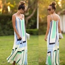 Anthropologie Maeve abstract sleeveless midi dress size small vacation beach
