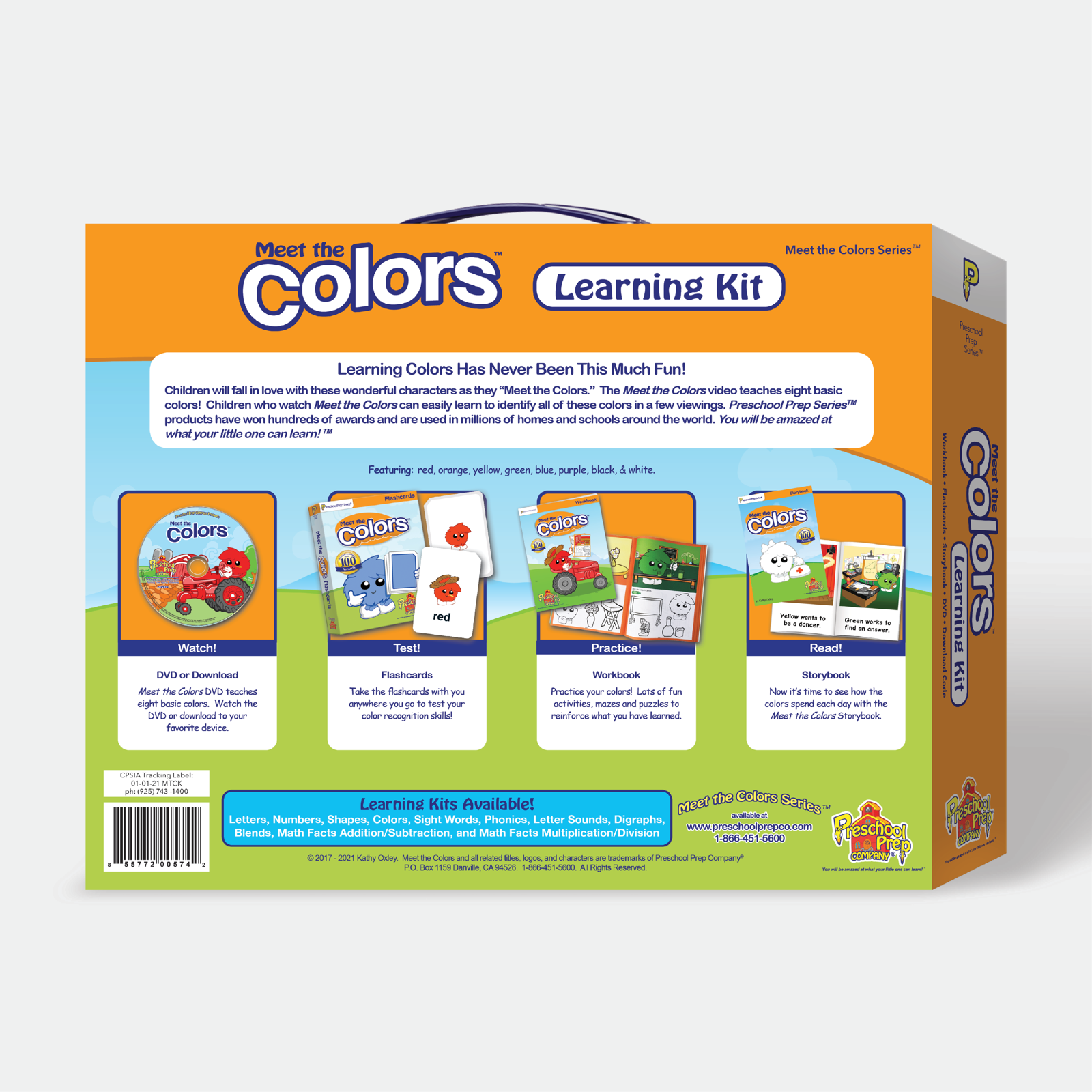 Meet the Colors Learning Kit | FAST FREE SHIPPING | Preschool Prep ...