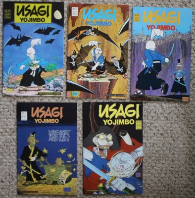 USAGI YOJIMBO (1987-1993 Fantagraphics)  NETFLIX TV Stan Sakai #21,22,23,24,25