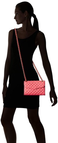 Rebecca Minkoff Mini Quilted Affair Crossbody in Watermelon *Non Outlet* - Picture 6 of 6