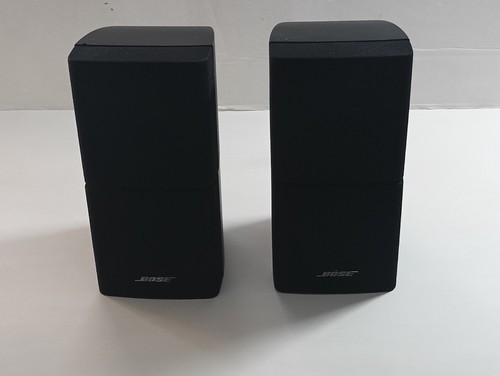 Paar/Bose Doppel Dual Cube schwenkbare kabelgebundene Lautsprecher Acoustimass Surround schwarz - Bild 2 von 3