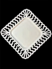 Westmoreland Vintage White Milk Glass Square Plate Trinket Dish 8"