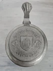VTG Coat Of Arms German Beer Stein SCHLOSSBRAUEREI HOHENTHANN Pewter Lid Signed