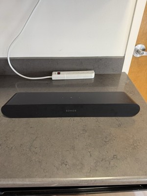 Sonos Ray Soundbar Black Optical Ethernet Single Speaker Rectangular model s36 