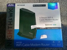 Netgear Nighthawk AX6 AX2700 CAX30S Wifi Cable Modem Router
