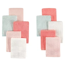 Little Treasure Rayon from Bamboo Luxurious Washcloths, Coral Mint, One Size