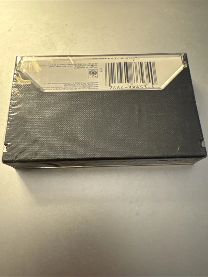 NEW Bruce Springsteen Born In The U.S.A. 1984 Tape Rock Cassette FACTORY SEALED - Image 2 of 3