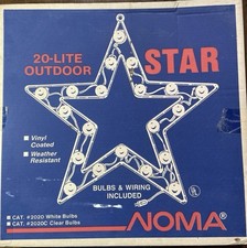 Vintage Noma 20-Lite Outdoor Star Light Unuse...