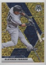 2021 Panini Mosaic Quick Pitch Gold Mosaic Prizm 10/10 Gleyber Torres #138 0p19