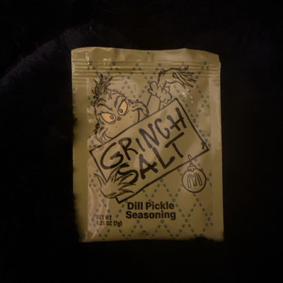McDonald's Grinch Salt 2025 Sealed Bags Salt 