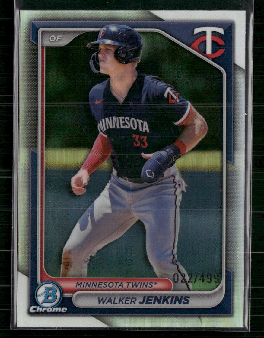 2024 Bowman Chrome #BCP-204 Walker Jenkins Prospects Refractors #/499