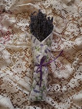 Dried Lavender Bundles, Wrapped In Lavender Design Tissue Paper, Provence France